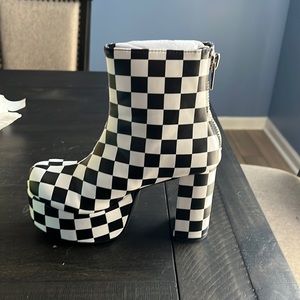 Current Mood One Step Beyond Platform Booties